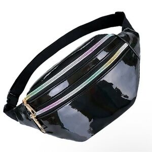 🌸. Black Fanny Pack